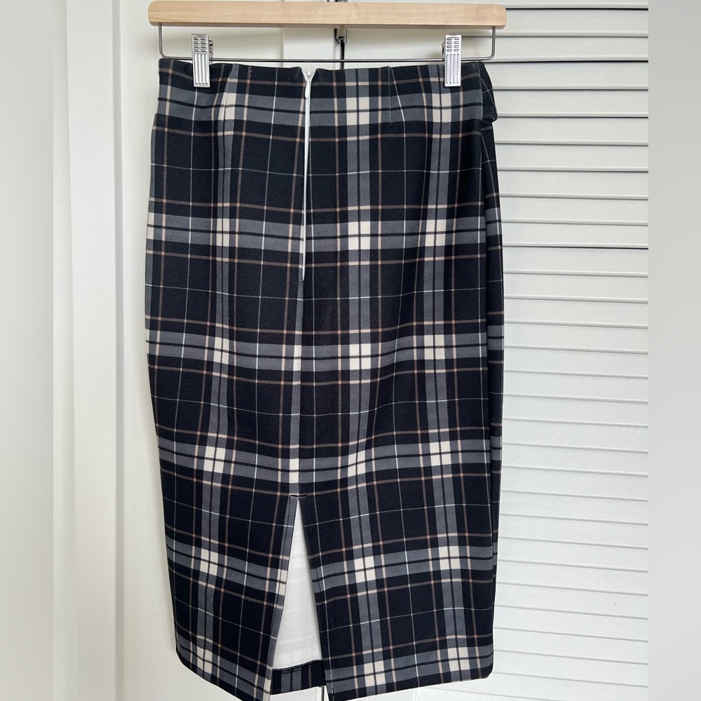 Midi checkered midi skirt, river island - Picture 2 of 4